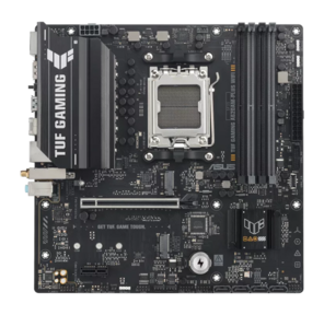 Материнская плата ASUS TUF GAMING A620AM-PLUS WIFI,  AM5,  A620A,  4*DDR5,  4*SATA,  2*M.2,  2*USB 3.2,  4*USB 2.0,  1*PCIx16,  1*PCIx1,  2*DP+HDMI,  mATX; 90MB1MZ0-M0EAY0