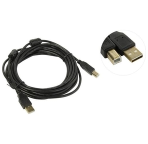 5bites UC5010-050A Проф. кабель EXPRESS USB2.0  /  AM-BM  /  FERRITES  /  5M  /  BLACK