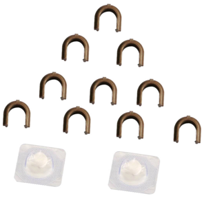 Комплект бушингов Cet CET6375R  (RM1-6319-Bushing) для HP LJ Enterprise P3015 / M521 / M525 резинового вала  (упак.:2шт)