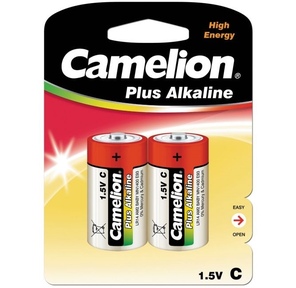 Camelion Plus Alkaline LR14-BP2,  батарейка,  1.5В