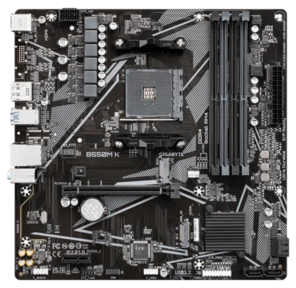 Материнская плата Gigabyte B550M K Soc-AM4 AMD B550 4xDDR4 mATX AC`97 8ch (7.1) GbLAN RAID+HDMI