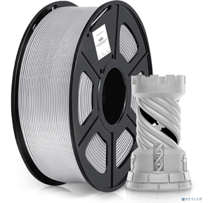 Пластик для принтера 3D Cactus CS-3D-ABS-1KG-SILVER ABS d1.75мм 1кг L386м 1цв.