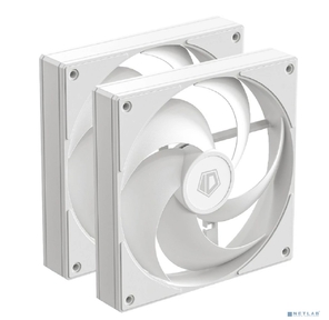 Вентилятор для корпуса ID-COOLING AS-140-W DUET  (2 pcs,  140mm,  1800rpm,  72, 2 CFM,  24, 9 дБ,  PWM 4-pin,  white)  (AS-140-W DUET)