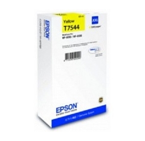 Картридж EPSON T7544 желтый экстраповышенной емкости для WF-8090 / 8590