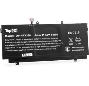 Батарея для ноутбука TopON TOP-HPX360 11.55V 5000mAh литиево-ионная  (103333)