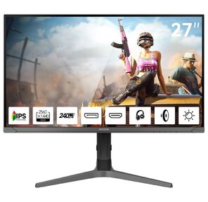 Монитор 27" AIWA MD2715 Black  (IPS,  2560x1440,  HDMI+HDMI+DP+DP,  1 ms,  178° / 178°,  350 cd / m,  1000:1,  240Hz,  Spk,  Pivot)