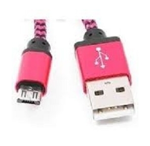Gembird Кабель USB 2.0 Cablexpert CC-mUSB2pe1m,  AM / microBM 5P,  1м,  нейлоновая оплетка,  алюминиевые разъемы,  фиолетовый,  пакет
