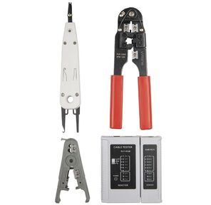 Инструмент обжимной Hyperline WRline WR-CK210C Набор инструментов для работы с витой парой