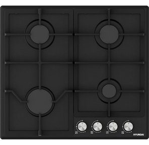 Газовая варочная поверхность Hyundai HHG 6432 BK черный