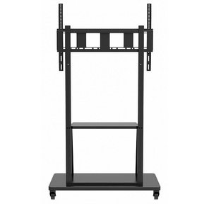 Мобильная стойка Wize Pro [M86] для широкоформатных и интерактивных панелей 42”– 90”,   Max VESA 800x600 мм,  высота 183 см,  вертикальная регулировка,  полка для медиаплеера,  до 150 кг,  черн.