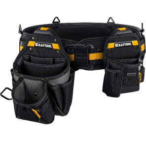 Набор KRAFTOOL KBS-3 в комплекте: пояс монтажника,  большая сумка,  малая сумка,  пояс монтажника  (38762)