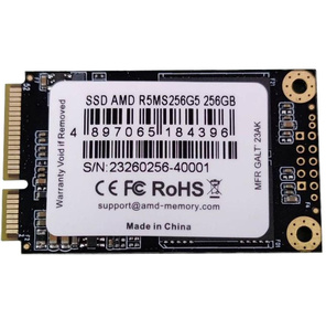 Твердотельный накопитель SSD AMD Radeon 256GB Client SSD mSATA 3D NAND Retail R5MS256G5