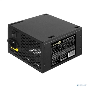 Блок питания 500W ExeGate 500PPE  (ATX,  APFC,  PC,  КПД 80%  (80 PLUS),  12cm fan,  24pin,  2x (4+4)pin,  2xPCI-E,  5xSATA,  3xIDE,  black,  кабель 220V в комплекте)