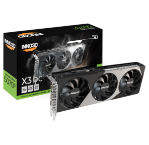 Видеокарта INNO3D RTX5070Ti X3 OC 16GB GDDR7 256bit 3xDP HDMI 3FAN RTL