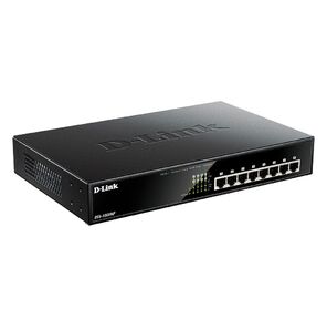 D-Link DGS-1008MP / A2A,  Layer 2 unmanaged Gigabit Switch with PoE and Green Ethernet power save technology