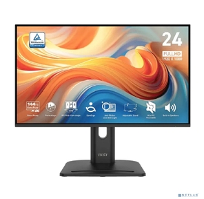 Монитор MSI 23.8" Pro MP245PG E14 черный IPS LED 16:9 HDMI M / M матовая HAS Piv 1300:1 300cd 178гр / 178гр 1920x1080 144Hz VGA DP FHD 4.62кг