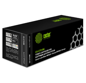 Тонер Картридж Cactus CS-C731BK черный для Canon LaserBase MF8230 i-Sensys / MF8280 i-Sensys  (1600стр.)