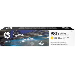 HP 981X Yellow Original PageWide Crtg