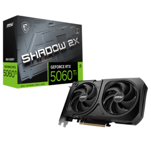 Видеокарта MSI RTX5060Ti SHADOW 2X PLUS 8GB GDDR7 128bit 3xDP HDMI 2FAN RTL