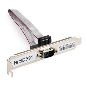 Exegate EX298291RUS Планка портов в корпус 1xCOM ExeGate BrctDB91  (Com 10-pin  (F) --> RS232 DB9 Male,  кабель 20см)