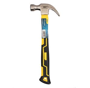 Молоток-гвоздодер Deli DL5001 250 гр Фибергласовая рукоять.