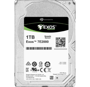 1TB Seagate Exos 7E2000 512N  (ST1000NX0423 ) {SATA 6Gb / s,  7200 rpm,  128mb buffer,  2.5"}