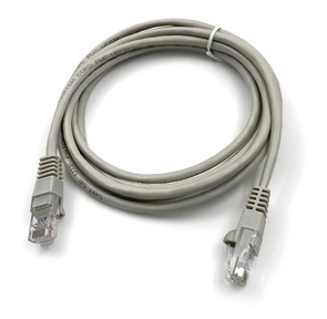 Патч-корд Buro UTP 4 пары cat5E CCA molded 2м серый RJ-45  (m)-RJ-45  (m)