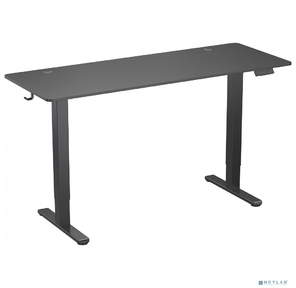 Стол для компьютера Cactus CS-EDL-BBK столешница ДСП черный каркас черный