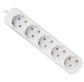 Defender Удлинитель E518 1.8 м,  5 розеток  (99229),  с заземлением