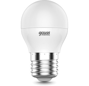 GAUSS 53226 Светодиодная лампа LED Elementary Шар 6W E27 450lm 4100K 1 / 10 / 100 0