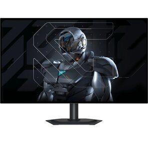 Монитор Gigabyte 27" MO27Q28GR черный OLED LED 0.03ms 16:9 HDMI M / M глянцевая HAS Piv 1500000:1 335cd 178гр / 178гр 2560x1440 280Hz DP 2K USB 6.7кг