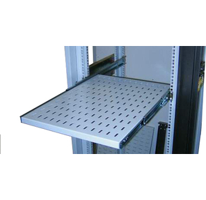 Полка перфорированная выдвижная с телескопическими направляющими,  глубина 580мм