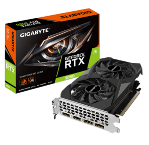 Gigabyte GV-N3050WF2OCV2-6GD NVIDIA GeForce RTX 3050 6Gb 96bit PCI-E 4.0 GDDR6 1470 / 14000 HDMIx2 DPx2 HDCP Ret