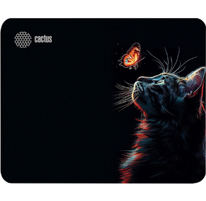 Коврик для мыши Cactus Night Cat 220x180x2мм  (CS-MP-P12XS)