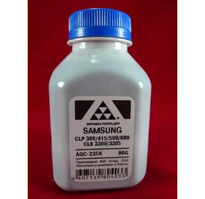 Тонер SAMSUNG CLP 300 / 315 / 320 / 325 / 360 / 415 / 500 / 510 / 600 / 610 / 660 / CLX3300 / 3305 Black,   (фл.90г.) AQC фас. Россия