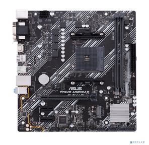 Материнская плата Asus PRIME A520M-E / CSM Soc-AM4 AMD A520 2xDDR4 mATX AC`97 8ch (7.1) GbLAN RAID+VGA+DVI+HDMI