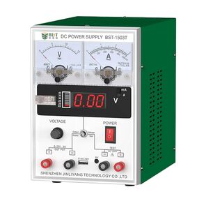 Лабораторный источник питания BST-1503T 15В,  3А,  цифровой и аналоговый дисплей,  1 канал