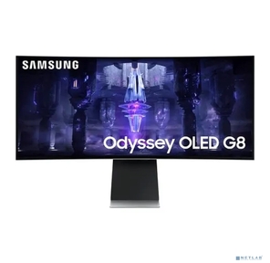 Samsung 34" Odyssey OLED G8 G85SD S34DG852SI Curved OLED 21:9 3440x1440x175Hz 0, 03ms 1M:1 250cd 1, 07B 178 / 178 DP; HDMIx2 USB3.0x2 Smart TV Spk Tilt HAS Pivot VESA Silver
