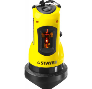 STAYER SLL-1 нивелир лазерный,  10м,  точн. + / -0, 5 мм / м [34960]