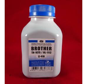 Тонер Brother TN 1075 / 1070 / 1060 / 1050 / 1040 / 1030 / 1020 / 1010 / 1000 HL-1112 / 1110 / 1111 / 1118  (фл, 40г) B&W Light фас. Россия