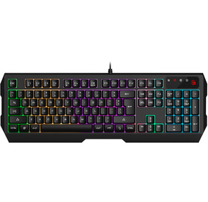 Клавиатура A4Tech Bloody B135N черный USB Multimedia for gamer LED  (подставка для запястий)  (B135N)