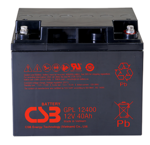 CSB Аккумуляторная батарея для ИБП  (10-12 лет)  (12V / 40Ah)
