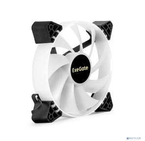 Вентилятор 12В DC с подсветкой ExeGate EX12025H3P4PYH-PWM.ARGB  (120x120x25 мм,  Hydraulic bearing  (гидродинамический),  5V ARGB 3pin,  4pin PWM,  1200RPM,  ARGB подсветка,  26dBA)
