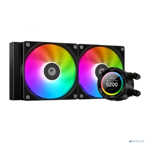 Система водяного охлаждения ID-Cooling SL240 XE ARGB Soc-AM5 / AM4 / 1151 / 1200 / 2066 / 1700 черный 4-pin 14-30dB Al+Cu 300W Ret