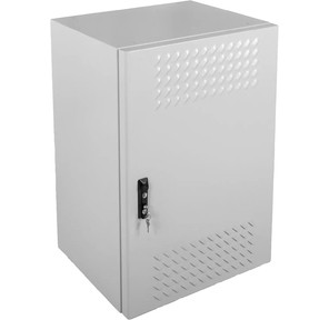 Шкаф коммутационный ЦМО  (ШТВ-Н-18.6.3-4ААА-Т1) настенный 18U 620x330мм пер.дв.вентил. задн.дв.стал.лист 2 бок.пан. 150кг серый 63кг 120град. 900мм металл уличный всепогодный