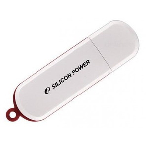 Флэш-диск USB 2.0 64Gb Silicon Power LuxMini 320 <SP064GBUF2320V1W> White