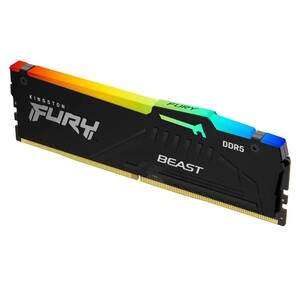Память DDR5 32GB 6000MHz Kingston KF560C36BBE2A-32 Fury Beast RGB RTL Gaming PC5-48000 CL36 DIMM 288-pin 1.35В single rank с радиатором Ret