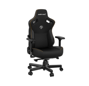 Кресло игровое Anda Seat Kaiser 3,  цвет чёрный,  размер L  (120кг),  материал ПВХ  (модель AD12)