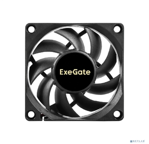 Вентилятор 12В DC ExeGate ExtraPower EP07015S3P  (70x70x15 мм,  Sleeve bearing  (подшипник скольжения),  3pin,  3000RPM,  27dBA)