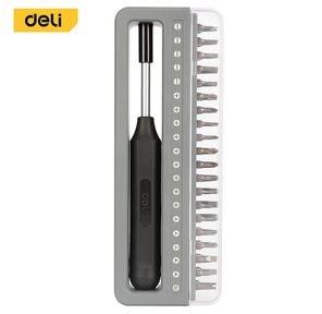 Набор прецизионных отверток Deli DL241041  (отвертка + 40 бит),  сталь S2 + Cr-V